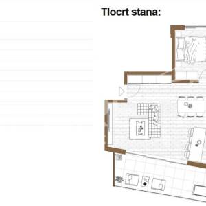 Novogradnja 30 m od mora s pogledom –  Rogoznica, 91 m2, 3sb