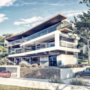 Novogradnja 30 m od mora s pogledom –  Rogoznica, 91 m2, 3sb