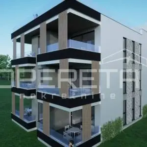 Novogradnja 50 m do mora, jednosoban stan s krovnom terasom, Diklo, Zadar
