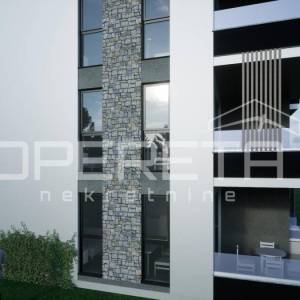 Novogradnja 50 m do mora, jednosoban stan s krovnom terasom, Diklo, Zadar