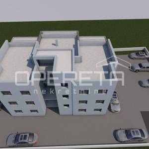 Novogradnja, Dvosoban stan s krovnom terasom, 81 m², 2. kat, Murvica