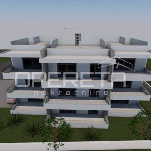 Novogradnja, Dvosoban stan s krovnom terasom, 81 m², 2. kat, Murvica