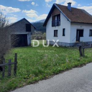 OGULIN, LIČKA JESENICA - KUĆA U PRIRODI + ZEMLJIŠTE!!!