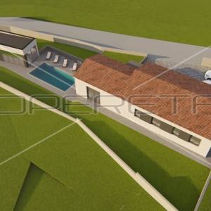 Okolica Kršana, građevinsko zemljište 891 m2 sa građevinskom dozvolom