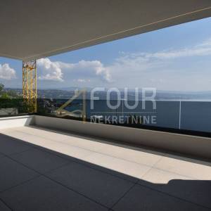 Opatija, 112.28m2, luksuzan stan, 3s+db, velika lođa, pogled na more