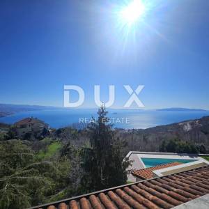 OPATIJA, BREGI- dvoetažni stan 100m2, DB+2S s panoramskim pogledom na more i garažom za najam