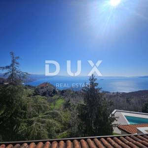 OPATIJA, BREGI- dvoetažni stan 100m2, DB+2S s panoramskim pogledom na more i garažom za najam