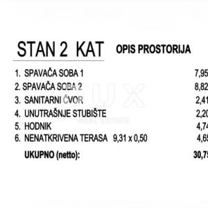 OPATIJA, BREGI - dvojna kuća 100m2 s panoramskim pogledom na more i bazenom + okućnica 