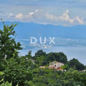 OPATIJA, BREGI - građevinski teren 1945m2 s pogledom na more za poslovno- stambenu ili stambenu zgradu – stanove / obiteljsku k...