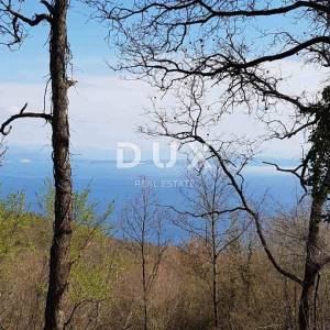OPATIJA, BREGI - građevinski teren 1945m2 s pogledom na more za poslovno- stambenu ili stambenu zgradu – stanove / obiteljsku k...