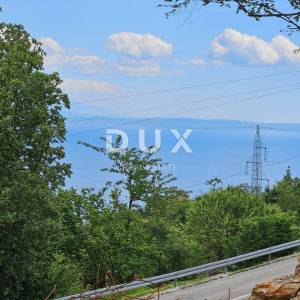 OPATIJA, BREGI - građevinski teren 1945m2 s pogledom na more za poslovno- stambenu ili stambenu zgradu – stanove / obiteljsku k...