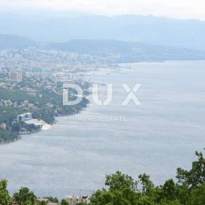 OPATIJA, BREGI - građevinsko zemljište 5200m2 s panoramskim pogledom na more za obiteljsku kuću/ villu/ stambenu zgradu-stanove...
