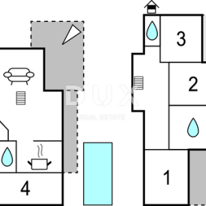 OPATIJA - BREGI - kuća / villa 240m2 sa pogledom na more i bazenom + uređen okoliš 800m2