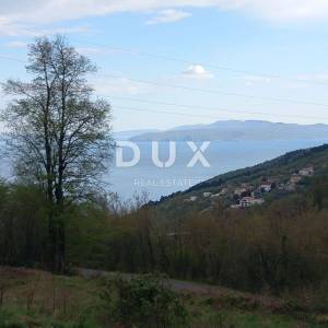 Opatija, Bregi - Prekrasno građevinsko zemljište 2457m2 s pogledom na more