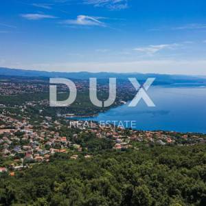 OPATIJA, BREGI - samostojeća kuća 180m2 s panoramskim pogledom na more + okućnica 600m2