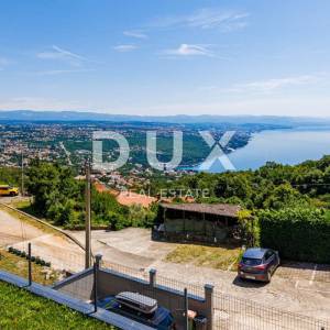 OPATIJA, BREGI - samostojeća kuća 180m2 s panoramskim pogledom na more + okućnica 600m2