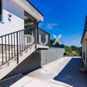 OPATIJA, BREGI - samostojeća kuća 180m2 s panoramskim pogledom na more + okućnica 600m2