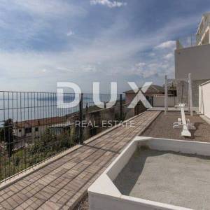 OPATIJA, BREGI - stan 85m2, DB+3S, 2.KAT s panoramskim pogledom na more i bazenom