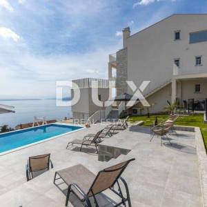 OPATIJA, BREGI - stan 85m2, DB+3S, 2.KAT s panoramskim pogledom na more i bazenom