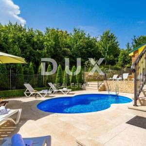 OPATIJA, BREGI - Vila novogradnja u mediteranskom stilu s dvije stambene jedinice, bazenom, gostinjskom kućom, tavernom i dječj...