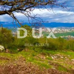 OPATIJA. BREGI- zemljište 1340m2 S GRAĐEVNOM DOZVOLOM!!! i s panoramskim pogledom na more za obiteljsku kuću/ villu/ apartmane/...