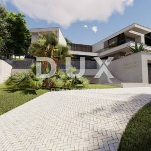 OPATIJA. BREGI- zemljište 1340m2 S GRAĐEVNOM DOZVOLOM!!! i s panoramskim pogledom na more za obiteljsku kuću/ villu/ apartmane/...