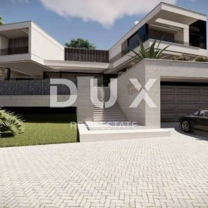 OPATIJA. BREGI- zemljište 1340m2 S GRAĐEVNOM DOZVOLOM!!! i s panoramskim pogledom na more za obiteljsku kuću/ villu/ apartmane/...