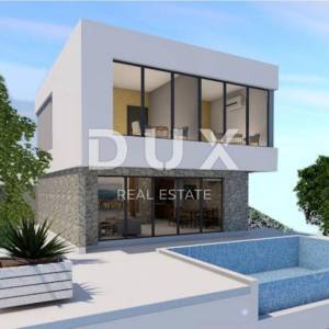 OPATIJA, BRSEČ, NAČINOVIĆI- građevinsko zemljište 3250m2 s projektom za 7 villa i s panoramskim pogledom na more 