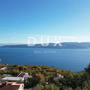 OPATIJA, BRSEČ, NAČINOVIĆI- građevinsko zemljište 3250m2 s projektom za 7 villa i s panoramskim pogledom na more 