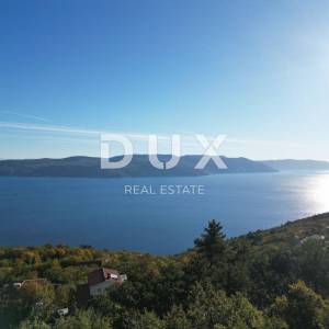 OPATIJA, BRSEČ, NAČINOVIĆI- građevinsko zemljište 3250m2 s projektom za 7 villa i s panoramskim pogledom na more 