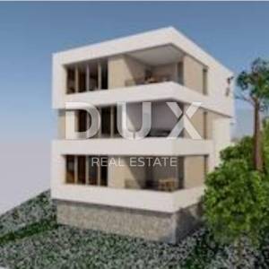 OPATIJA, BRSEČ, NAČINOVIĆI- građevinsko zemljište 3250m2 s projektom za 7 villa i s panoramskim pogledom na more 