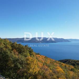 OPATIJA, BRSEČ, PLOMIN - poljoprivredno zemljište 3100m2 s panoramskim pogledom na more 