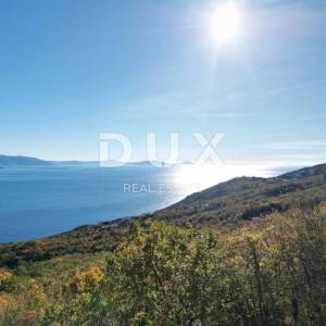 OPATIJA, BRSEČ, PLOMIN - poljoprivredno zemljište 3100m2 s panoramskim pogledom na more 