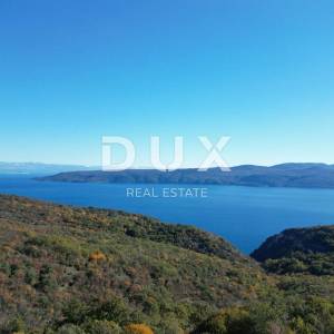 OPATIJA, BRSEČ, PLOMIN- poljoprivredno zemljište 55000m2 s panoramskim pogledom na more 