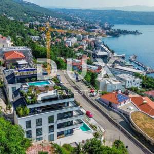 OPATIJA, CENTAR - 137m2 prestižni objekt u vrhunskoj novogradnji, panoramski pogled na more