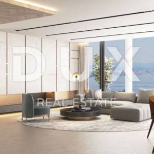 OPATIJA, CENTAR - arhitektonsko remek djelo iznad centra Opatije, cijela etaža s pogledom, garaža, bazen