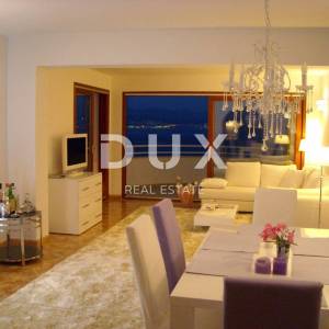 OPATIJA, CENTAR - dvoetažni stan 200m2 na 2.katu 3S+DB s panoramskim pogledom na more + okoliš 100m2
