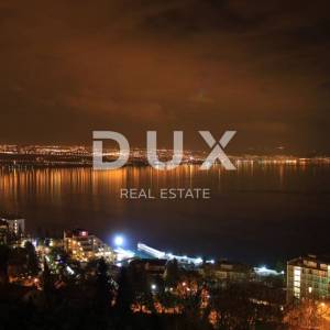 OPATIJA, CENTAR - dvoetažni stan 200m2 na 2.katu 3S+DB s panoramskim pogledom na more + okoliš 100m2
