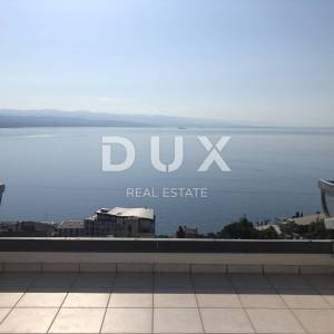 OPATIJA, CENTAR - dvoetažni stan 200m2 na 2.katu 3S+DB s panoramskim pogledom na more + okoliš 100m2
