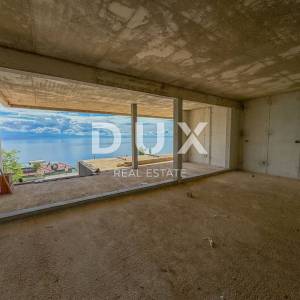 OPATIJA, CENTAR - ekskluzivan stan iznad centra Opatije u novogradnji s panoramskim pogledom na more, garažom i jacuzzijem ...