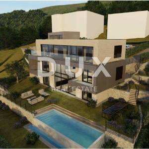 OPATIJA, CENTAR - ekskluzivna vila iznad centra Opatije s panoramskim pogledom na more i velikom okućnicom 