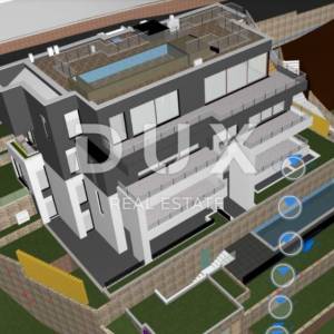 OPATIJA, CENTAR - ekskluzivni penthouse s pogledom, bazenom i garažom