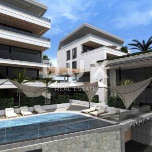 OPATIJA, CENTAR- ekskluzivni dvoetažni penthouse 213,56m2 s pogledom na more i bazenom - 21A