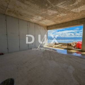 OPATIJA, CENTAR - fantastičan penthouse s panoramskim pogledom i garažom u novogradnji iznad centra Opatije 