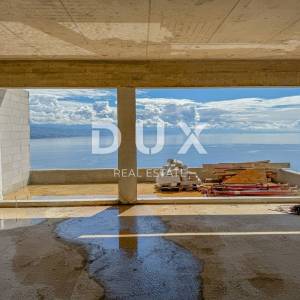 OPATIJA, CENTAR - fantastičan penthouse s pogledom u novogradnji iznad centra Opatije 