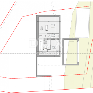 OPATIJA, CENTAR- građevinsko zemljište 2864m2 S GRAĐ. DOZVOLOM!!! za 3 ville i panoramskim pogledom na more