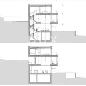 OPATIJA, CENTAR- građevinsko zemljište 2864m2 S GRAĐ. DOZVOLOM!!! za 3 ville i panoramskim pogledom na more