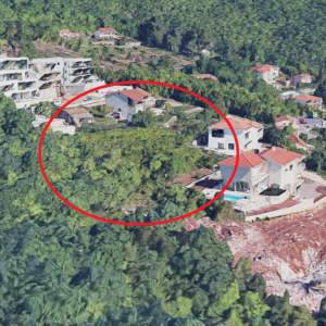 OPATIJA, CENTAR - građevinsko zemljište 3289m2 s pogledom na more za stambenu zgradu-stanove-apartmane/ obiteljsku kuću/ kuću z...