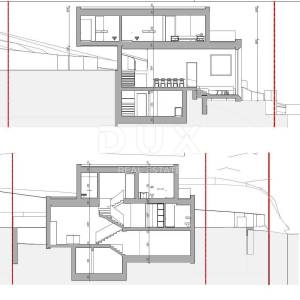 OPATIJA, CENTAR - impozantna vila iznad centra Opatije s panoramskim pogledom na more i velikom okućnicom 