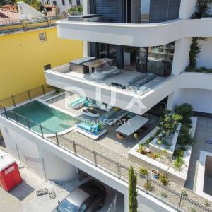  OPATIJA, CENTAR – luksuzan objekt od 155m2 s privatnim bazenom, wellness, concierge, recepcija, garaža